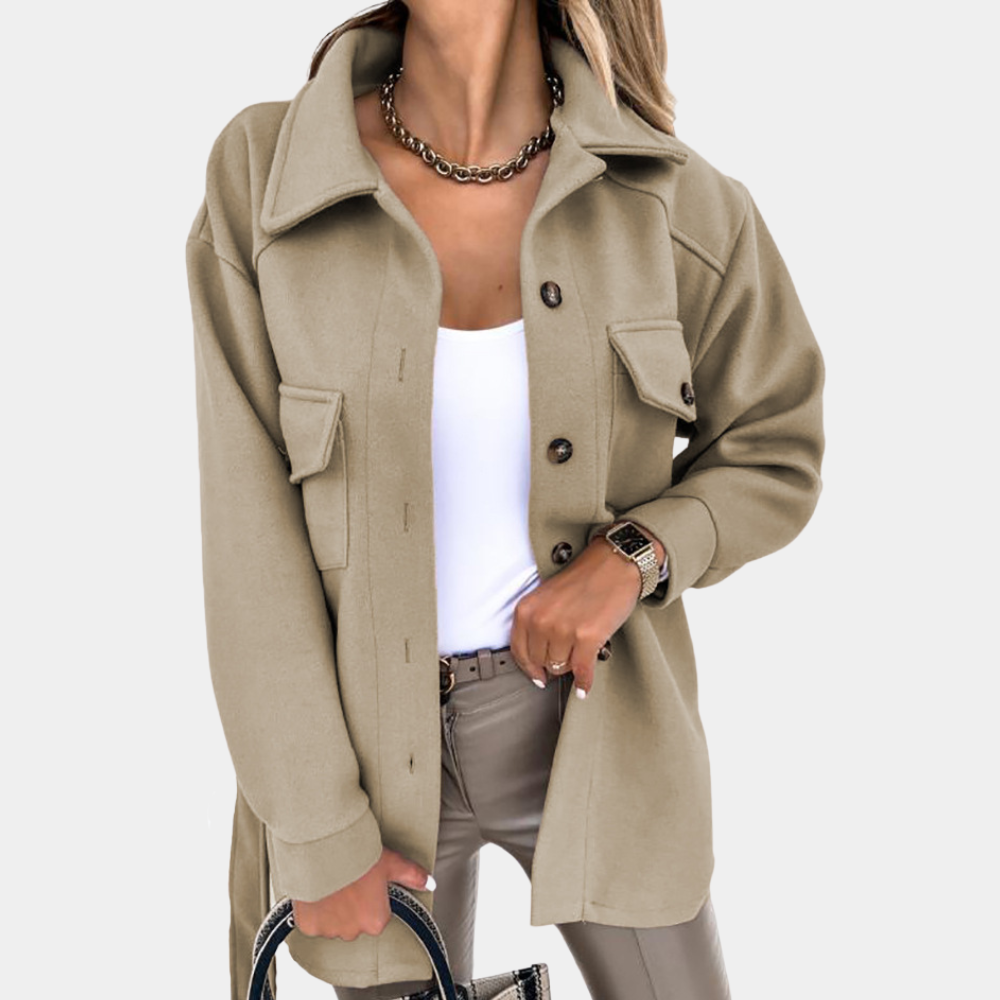 Dames Overshirt Jas – Trendy Shacket