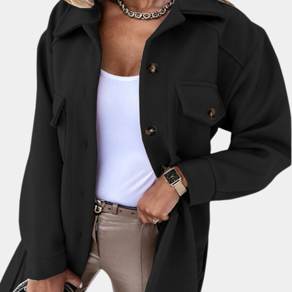 Dames Overshirt Jas – Trendy Shacket