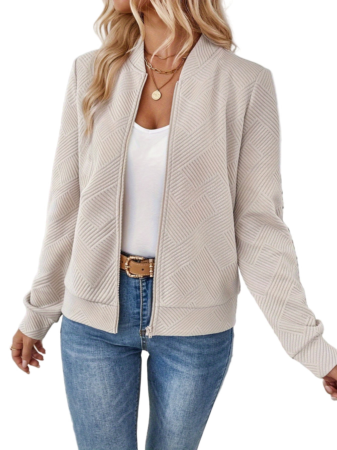 Dames Bomberjack met Rits – Stijlvol En Comfortabel